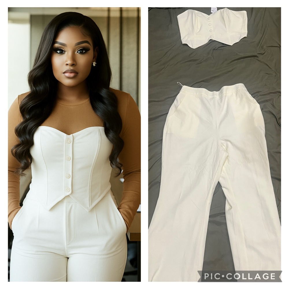 Elegant White Women's Jumpsuit